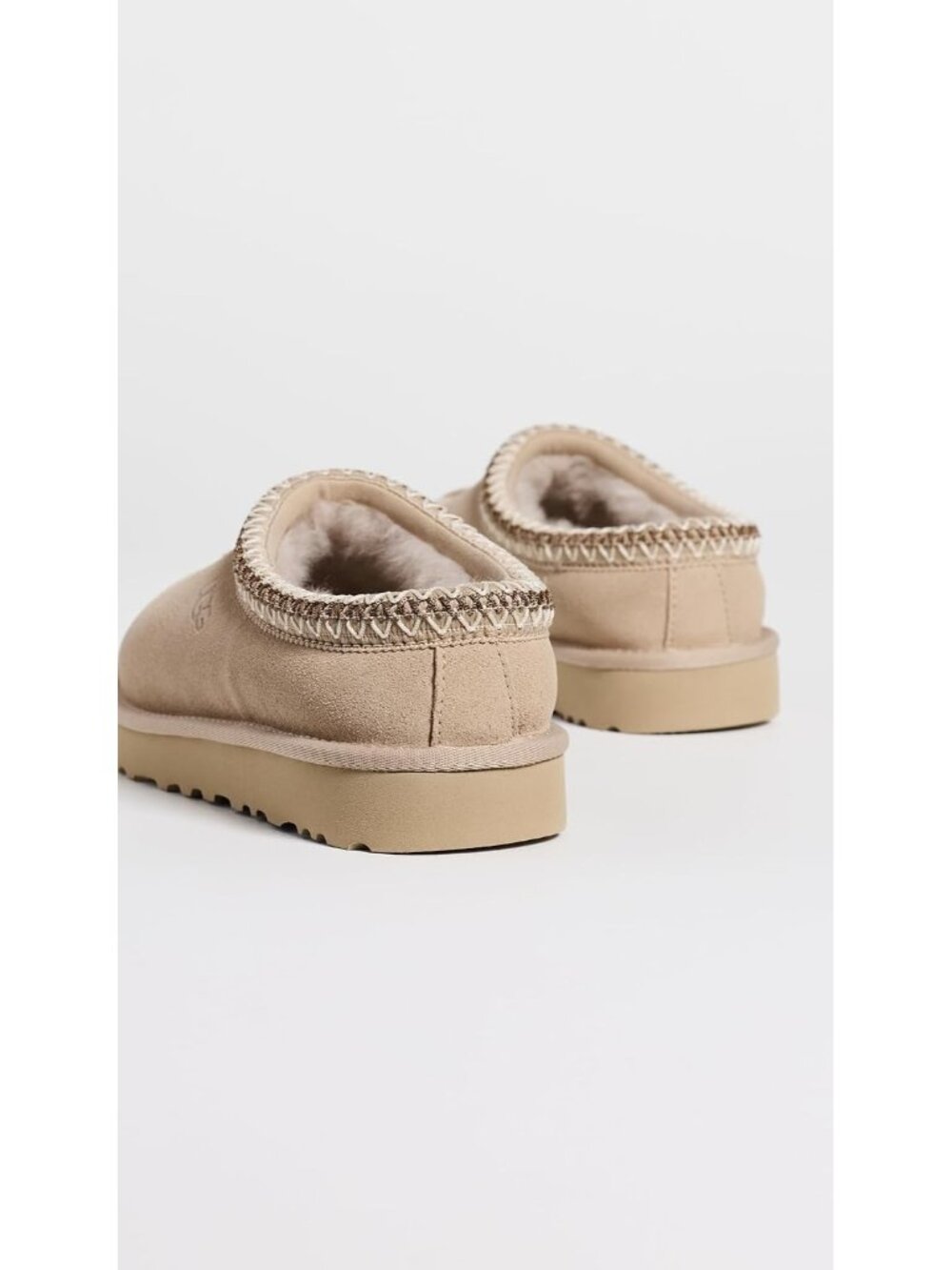 Ugg Women's Moonlight Round Toe Imported Leather SOLID Tasman Ii Slippers - Picture 4 of 5